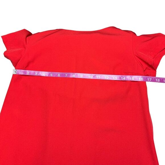 Umgee Red High Low Chiffon Back Dress Size Small NWT - Picture 4 of 6